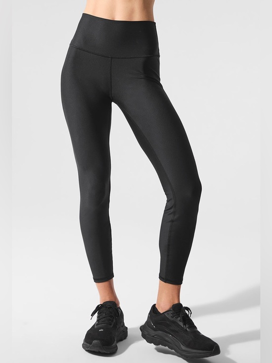ALO Yoga Pants - ALO Yoga 7/8 High-Waist Airlift Legging - Black